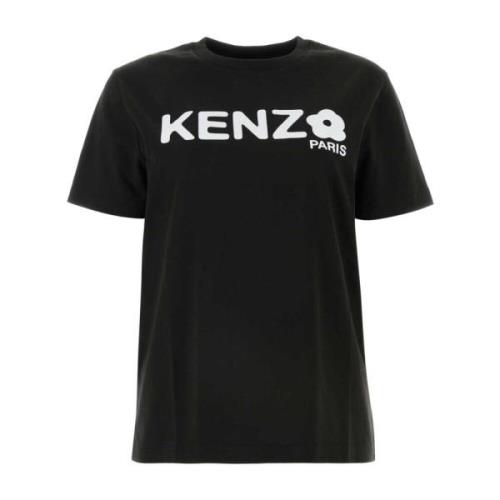 Stijlvol Zwart Katoenen T-Shirt Kenzo , Black , Dames