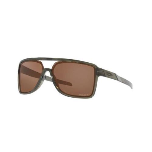 Castel Zonnebril met Prizm Lens Oakley , Brown , Heren