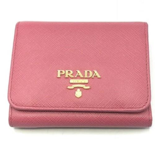 Pre-owned Fabric wallets Prada Vintage , Pink , Dames