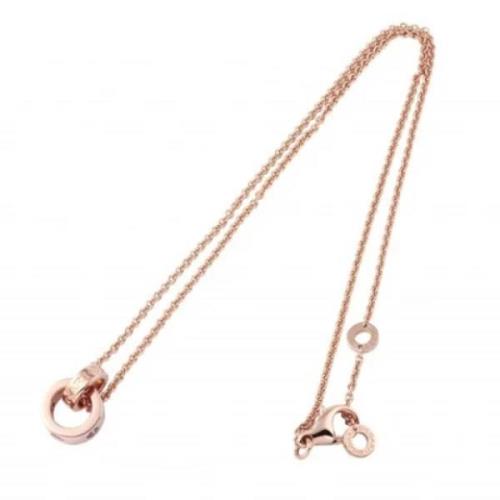 Pre-owned Rose Gold necklaces Bvlgari Vintage , Pink , Dames