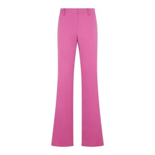 Paarse Wol Flared Broek Magda Butrym , Pink , Dames