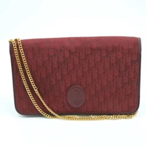 Pre-owned Canvas dior-bags Dior Vintage , Red , Dames