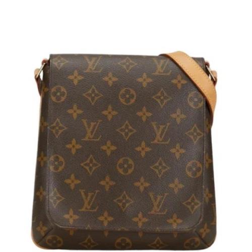 Pre-owned Canvas louis-vuitton-bags Louis Vuitton Vintage , Brown , Da...