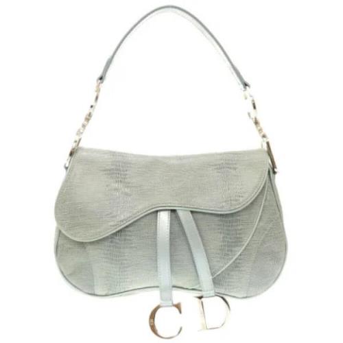 Pre-owned Fabric dior-bags Dior Vintage , Gray , Dames