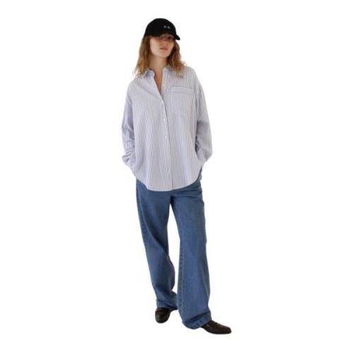 Oversized Herenshirt Designers Remix , Blue , Dames