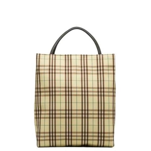 Pre-owned Canvas totes Burberry Vintage , Brown , Dames