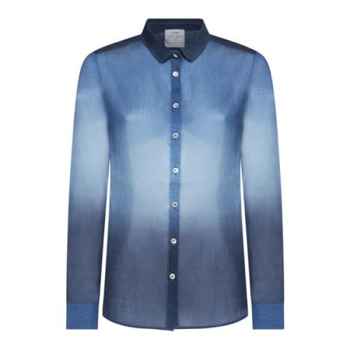 Elegante Overhemden Collectie Forte Forte , Blue , Dames