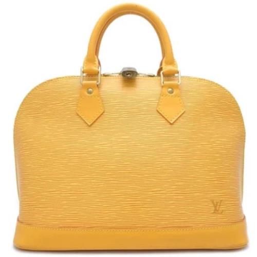 Pre-owned Fabric louis-vuitton-bags Louis Vuitton Vintage , Yellow , D...