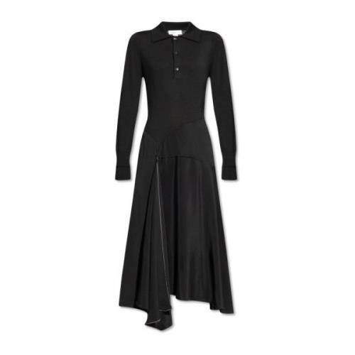 Jurk met kraag Victoria Beckham , Black , Dames