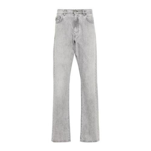 Grijze Jeans voor Heren Versace , Gray , Heren