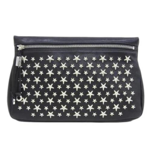 Pre-owned Fabric clutches Jimmy Choo Pre-owned , Black , Dames