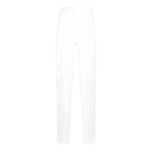 Witte wollen broek reguliere pasvorm Dries Van Noten , White , Dames