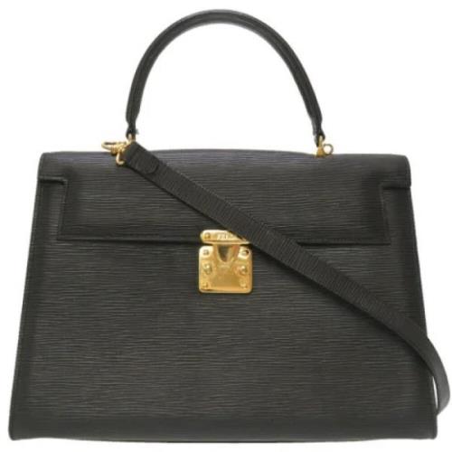 Pre-owned Leather handbags Fendi Vintage , Black , Dames