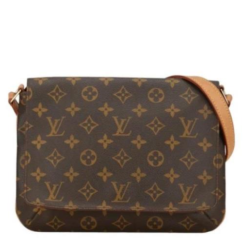 Pre-owned Canvas louis-vuitton-bags Louis Vuitton Vintage , Brown , Da...