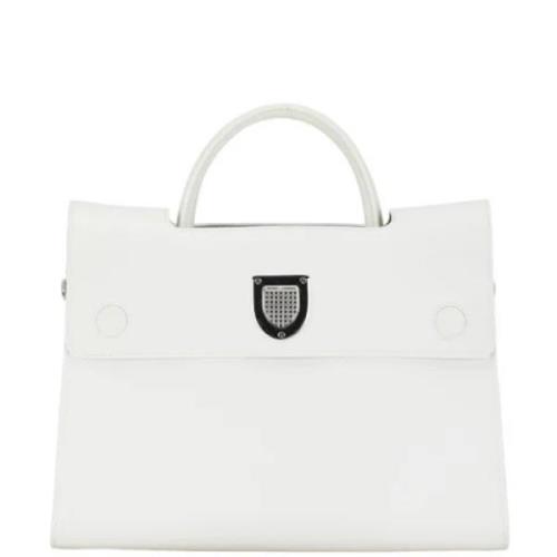 Pre-owned Fabric dior-bags Dior Vintage , White , Dames