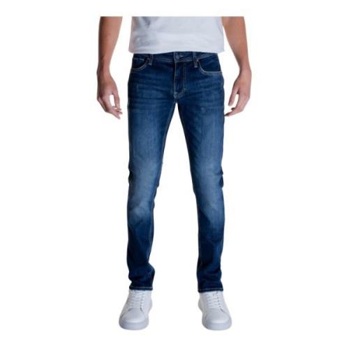 Vintage Overdyed Jeans Collection Antony Morato , Blue , Heren