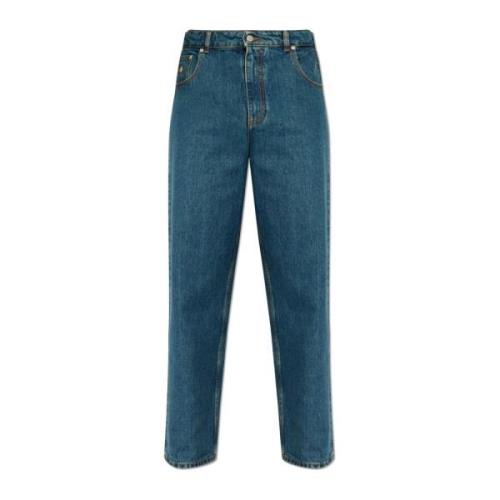 Straight-leg jeans Bally , Blue , Heren