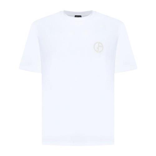 Stijlvolle T-shirts en Polos Giorgio Armani , White , Heren