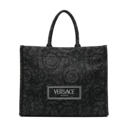 Zwart Oro Tassen Versace , Black , Heren