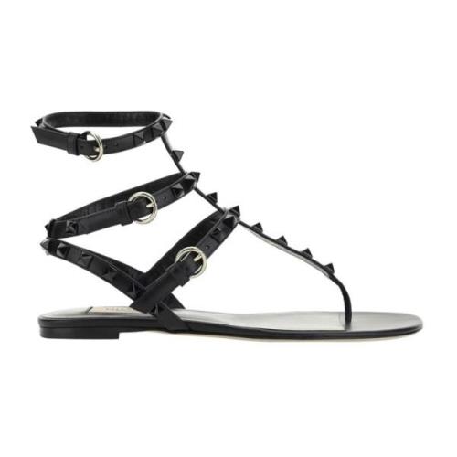 Rockstud Flip-Flop Sandalen Valentino Garavani , Black , Dames