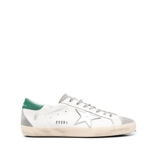 Super-Star Sneakers - Leer, Logo, Ster Patch Golden Goose , White , He...