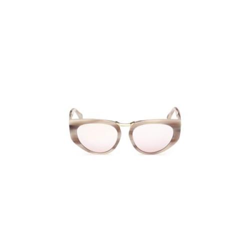 Stijlvolle zonnebril voor vrouwen Max Mara , Brown , Dames