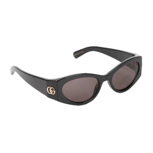 Zwarte zonnebril voor stijlvolle uitstraling Gucci , Black , Unisex