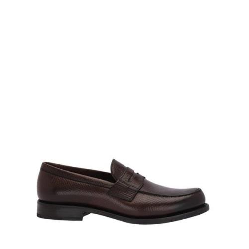 Bruin Kalfsleer Kingstown Band Loafers Mocasin Lottusse , Brown , Here...