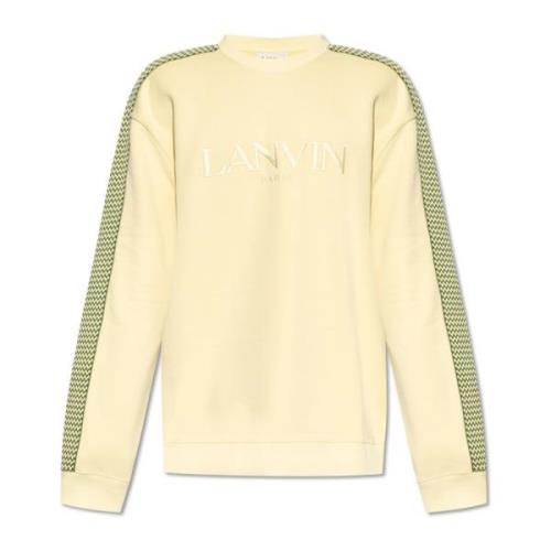 Katoenen sweatshirt Lanvin , Yellow , Heren