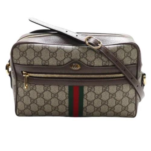 Pre-owned Canvas gucci-bags Gucci Vintage , Beige , Dames