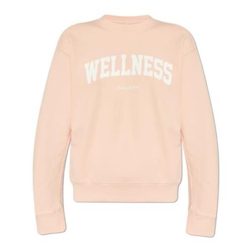 Katoenen sweatshirt Sporty & Rich , Pink , Dames