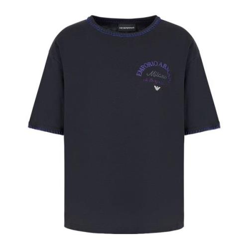Stijlvolle T-shirts en Polos Emporio Armani , Blue , Dames