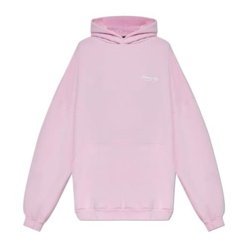 Oversize Hoodie Balenciaga , Pink , Dames