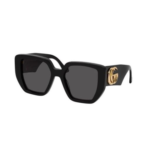 Stijlvolle zonnebril in kleur 003 Gucci , Black , Dames