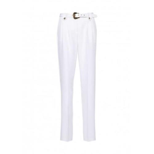 Geplooide Ritsbroek Versace , White , Dames