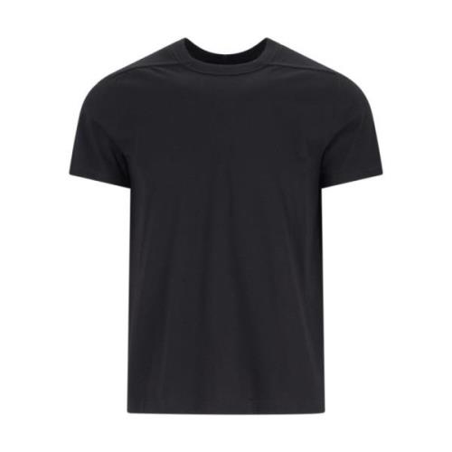Zwart Klassiek Katoenen T-shirt Rick Owens , Black , Heren