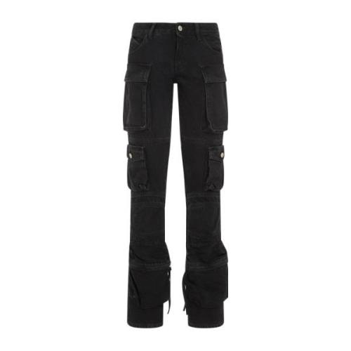 Zwarte Essie Jeans The Attico , Black , Dames