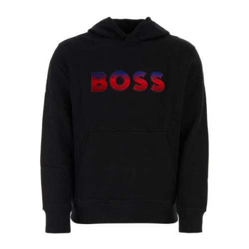 Stijlvolle Sweater voor Moderne Look Boss , Black , Heren