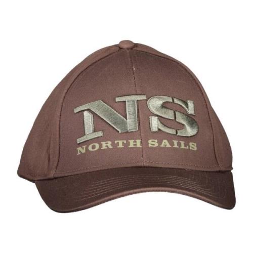 North Sails Brown Cotton Hats Cap North Sails , Brown , Unisex