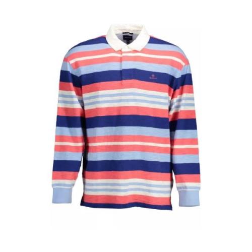 Lange Mouwen Polo Shirt met Borduurwerk Gant , Multicolor , Heren