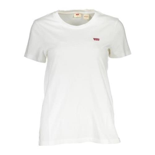 Stijlvol Logo T-shirt Levi's , White , Dames