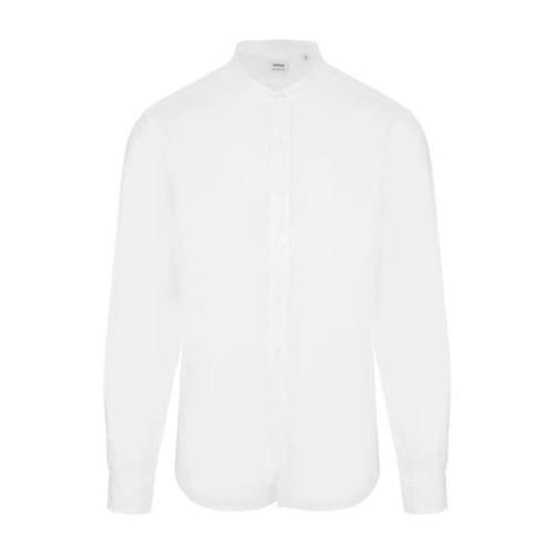 Witte Linnen Sedici Shirt Aspesi , White , Heren