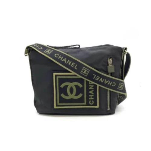 Pre-owned Canvas shoulder-bags Chanel Vintage , Black , Unisex