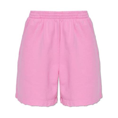 Shorts met logo Balenciaga , Pink , Dames