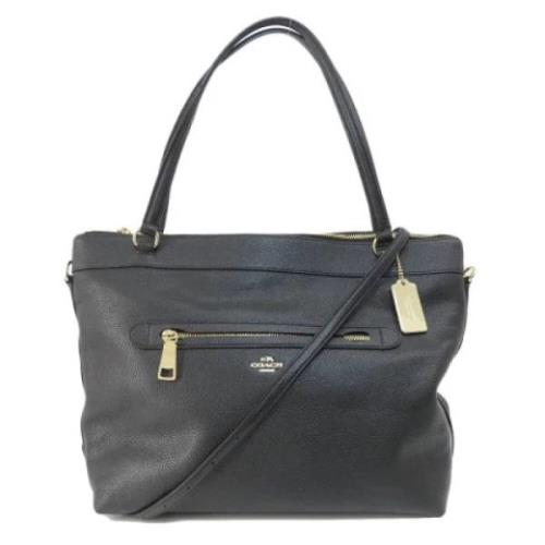 Pre-owned Fabric totes Coach Pre-owned , Black , Dames