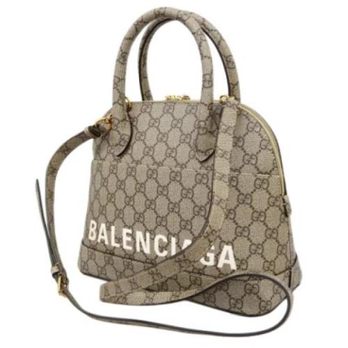 Pre-owned Fabric gucci-bags Gucci Vintage , Beige , Dames