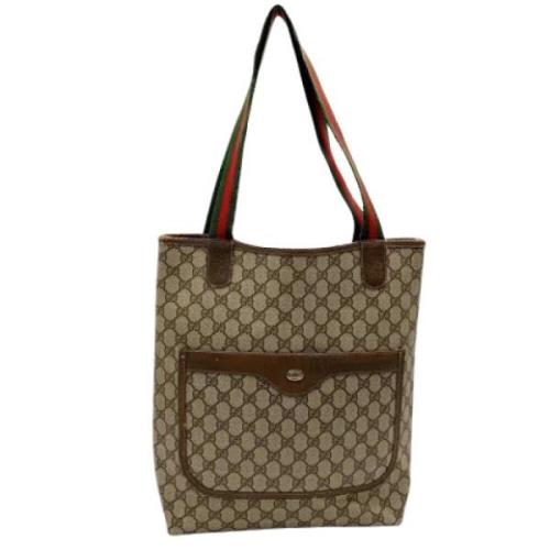 Pre-owned Fabric gucci-bags Gucci Vintage , Beige , Dames