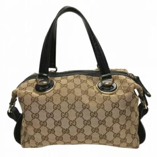 Pre-owned Fabric gucci-bags Gucci Vintage , Beige , Dames