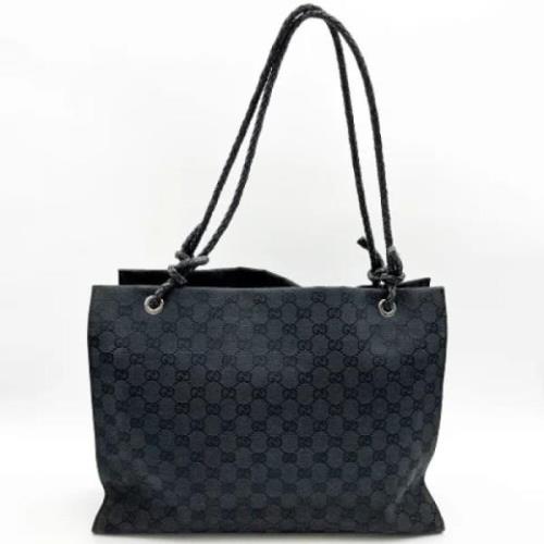 Pre-owned Canvas gucci-bags Gucci Vintage , Black , Dames