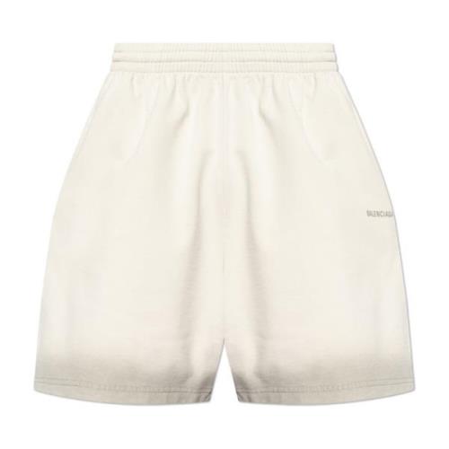 Katoenen shorts Balenciaga , Gray , Heren